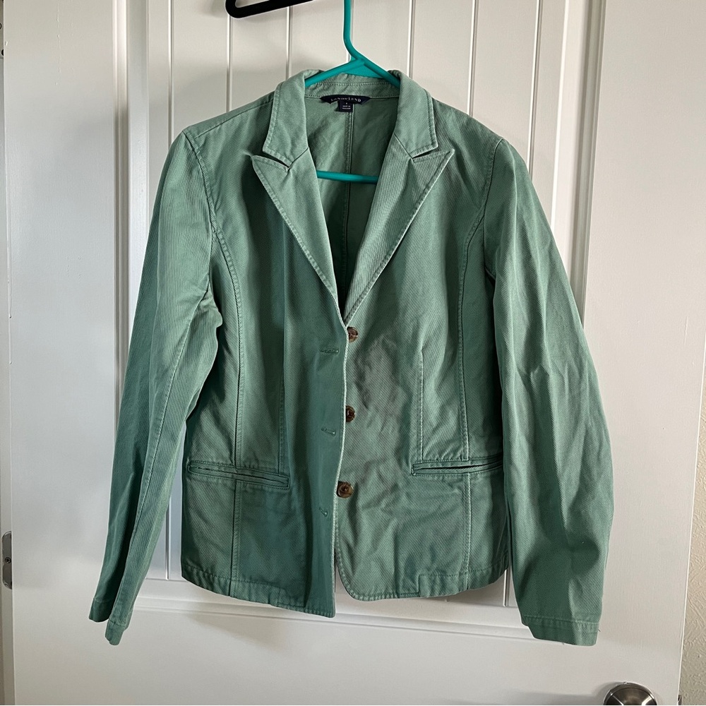 8/Lands End denim jacket